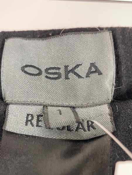 Oska black  felt wool skirt size 1(uk10/12)