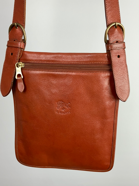 IL Bisonte for Liberty tan leather bag