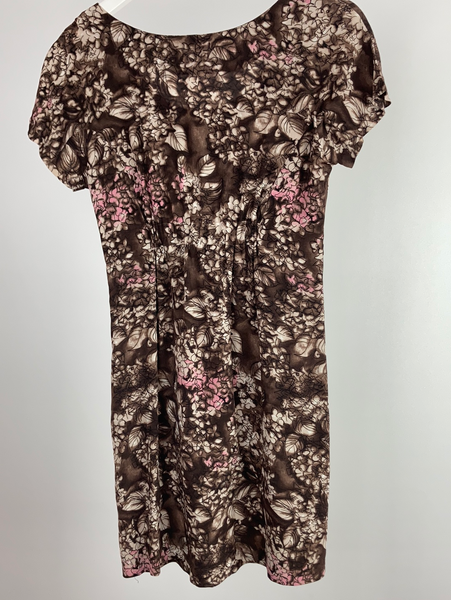 Marilyn moore silk pattern dress size 8