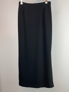 Oska wool/ viscose black long skirt size 1(uk 10)