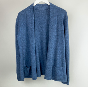 Cosy blue cardigan size uk10/12