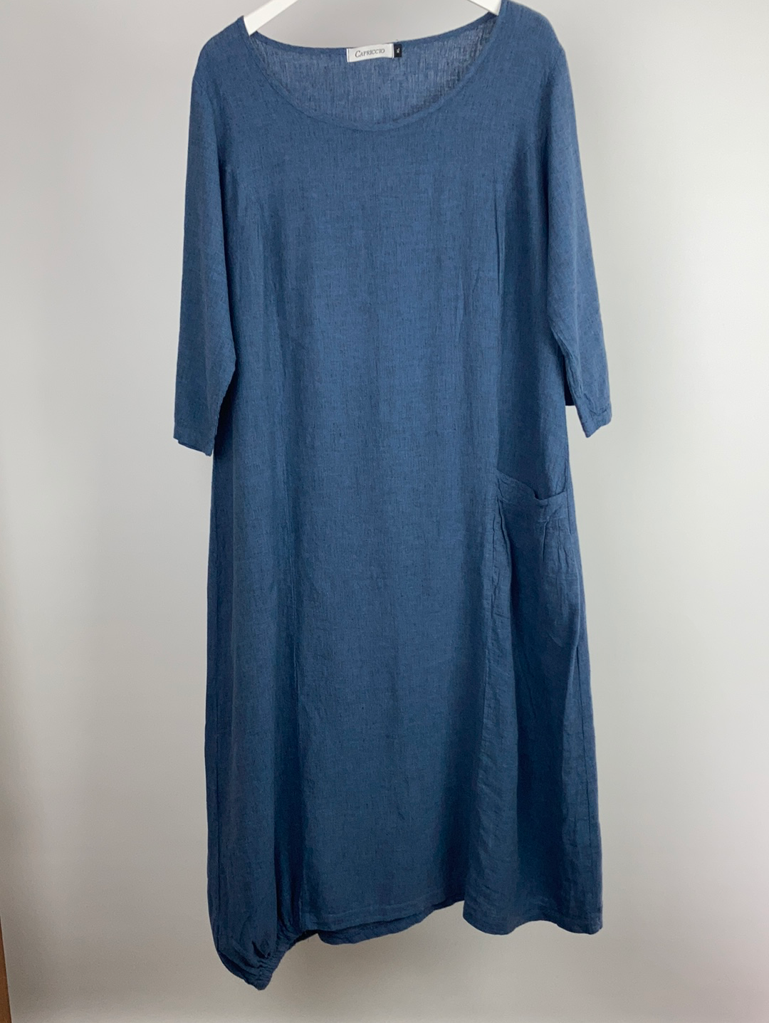 Capriccio linen /cotton dress size XL (uk 18/20)