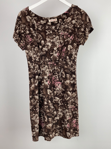 Marilyn moore silk pattern dress size 8