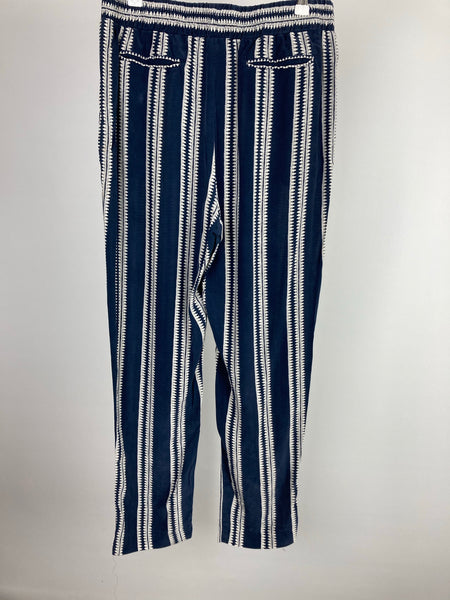 Whistles blue pattern trousers size uk14