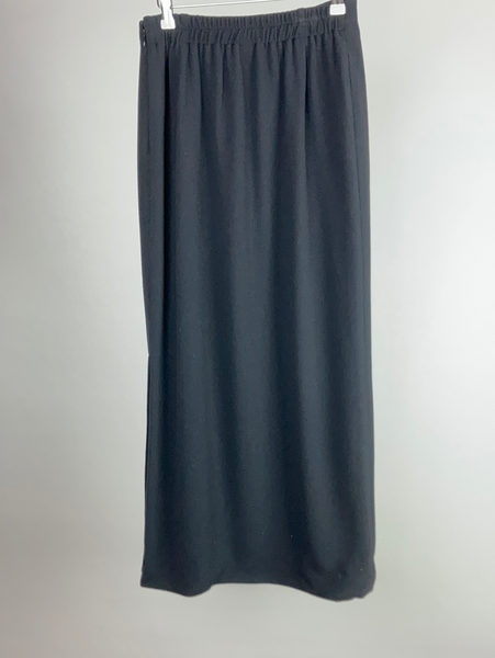 Oska wool/ viscose black long skirt size 1(uk 10)